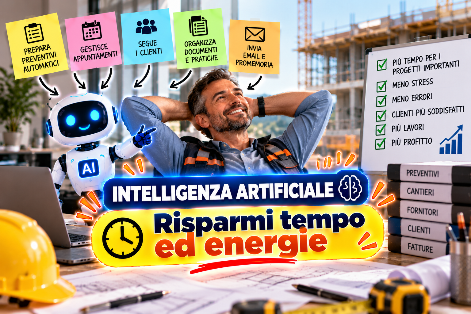 INTELLIGENZA ARTIFICIALE - Risparmi tempo ed energie