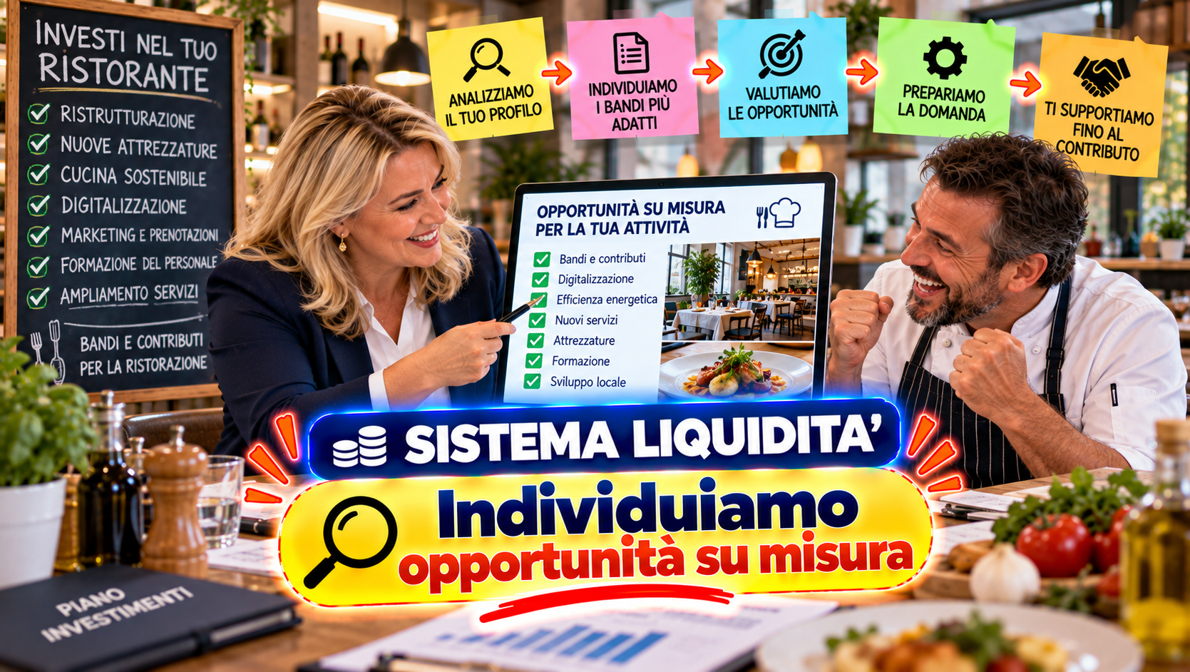 Sistema liquidità - Individuiamo opportunità su misura